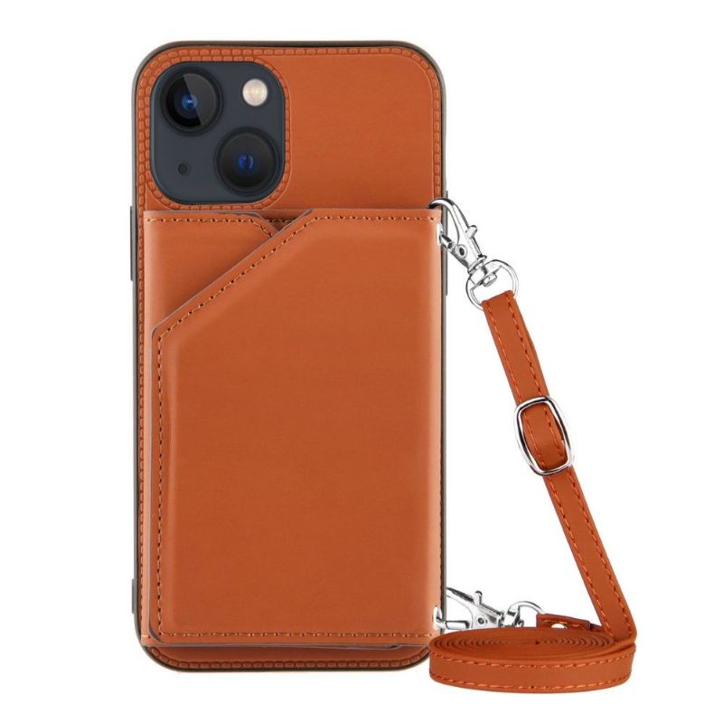 Skal För iPhone 13 Aude Multi-compartment Lanyard