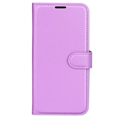 Fodral Oppo Reno 12f 5g Klassiskt Litchi Konstläder