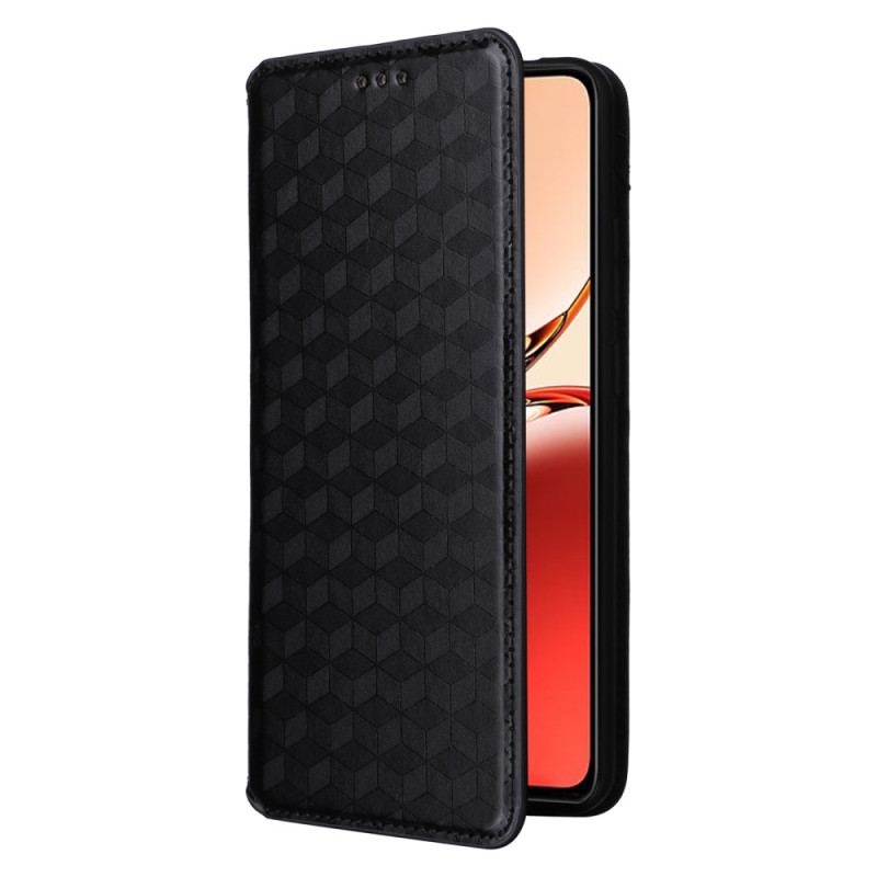 Folio-fodral Oppo Reno 12f 5g Diamantmönster