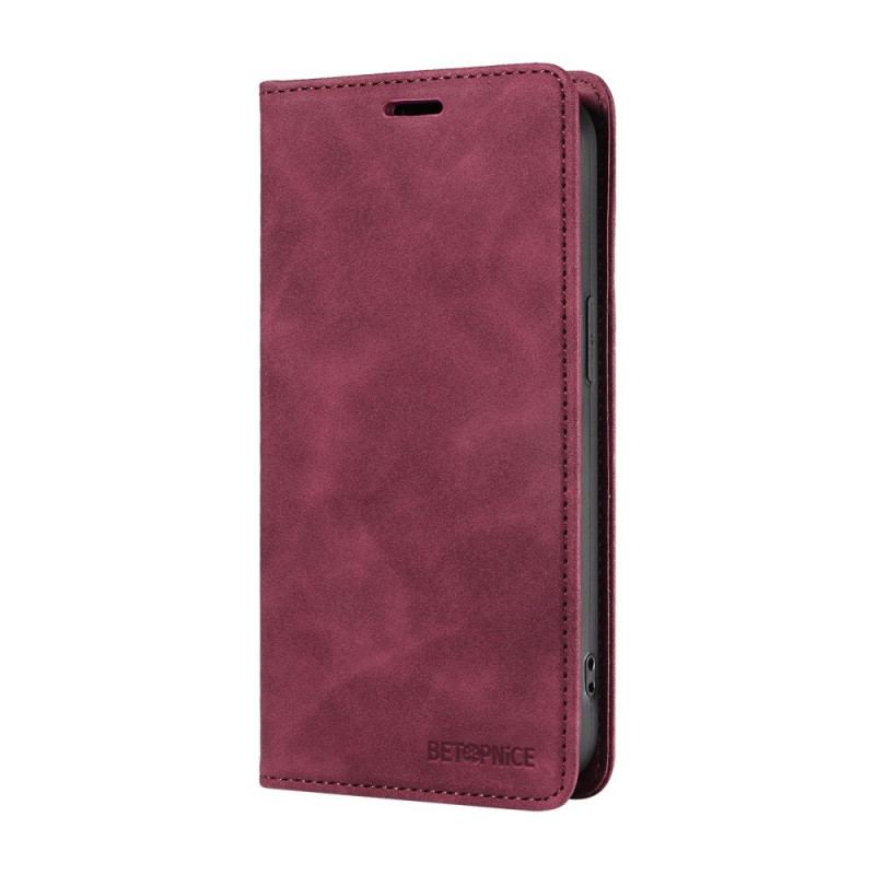 Folio-fodral Oppo Reno 12f 5g Telefonfodral Mockaeffekt Med Rfid-blockering Betopnice