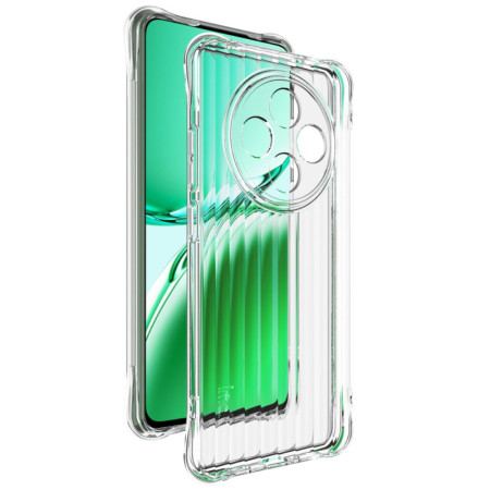 Skal Oppo Reno 12f 5g Transparent Vågig Textur Med Imak Airbag