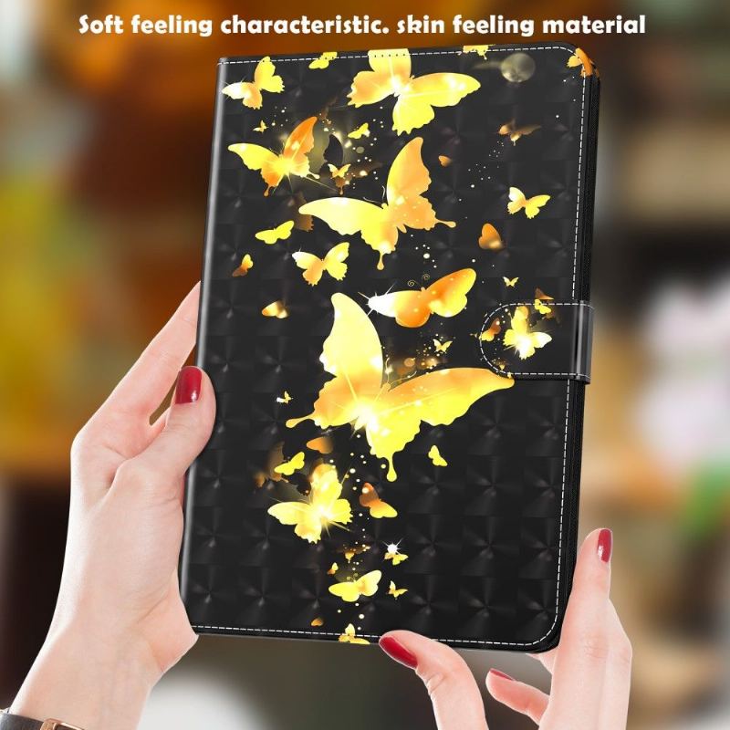 Samsung Galaxy Tab A8 (2021) Golden Butterflies Cover