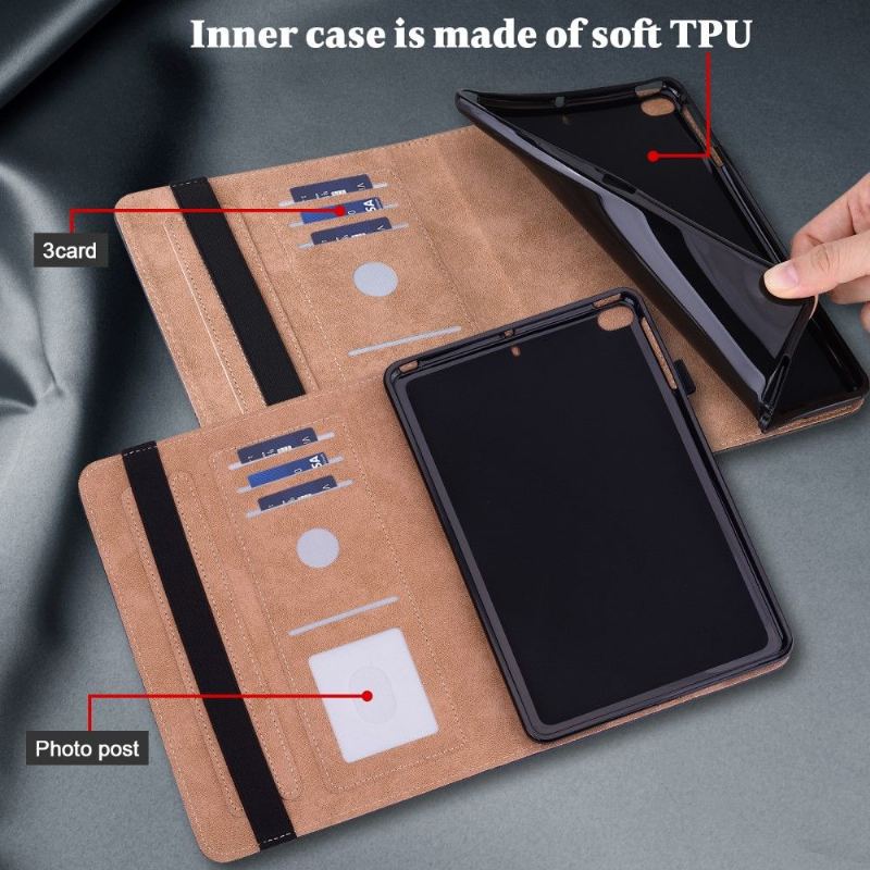 Samsung Galaxy Tab A8 (2021) Lines Retro Leather Effect Cover