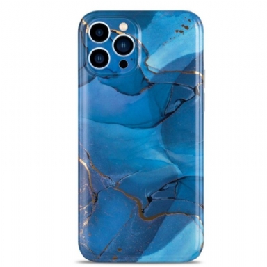 Skal För iPhone 13 Pro Max Bedrijf Premium Marble Chelsea