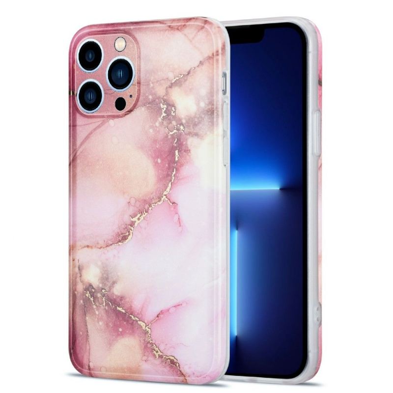 Skal För iPhone 13 Pro Max Bedrijf Premium Marble Chelsea