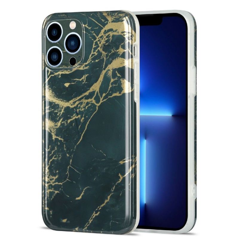 Skal För iPhone 13 Pro Max Bedrijf Premium Marble Chelsea