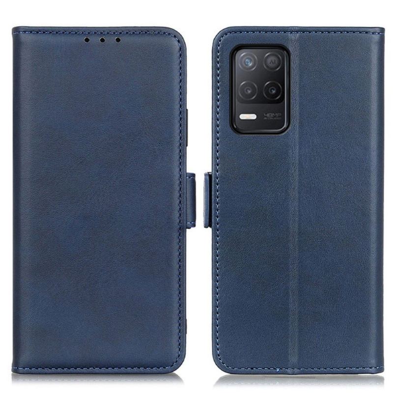 Fodral Case För Realme 8 / 8 Pro Plånboksfodral Matt Konstläder