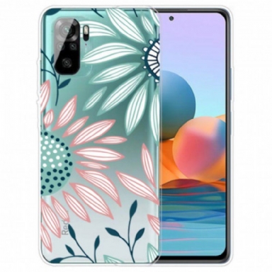 Mobilskal Xiaomi Redmi Note 10 / 10S Transparent En Blomma