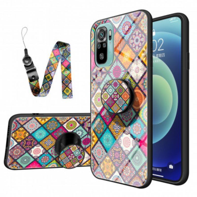 Skal Xiaomi Redmi Note 10 / 10S Patchwork Magnetisk Hållare