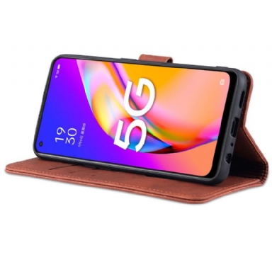 Fodral För Oppo A74 5G / A54 5G Folio-fodral Azns Korthållare