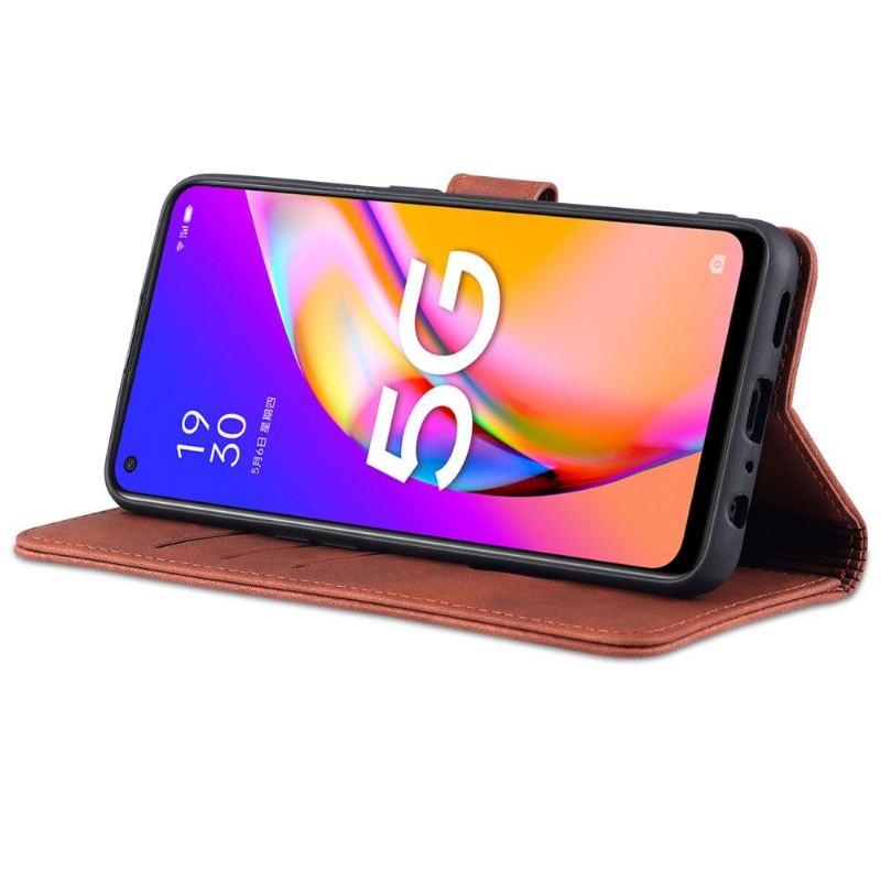 Fodral För Oppo A74 5G / A54 5G Folio-fodral Azns Korthållare