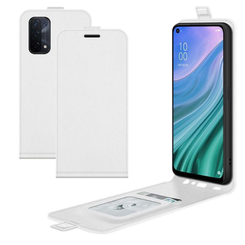 Fodral För Oppo A74 5G / A54 5G Folio-fodral Vertikal Konstläder