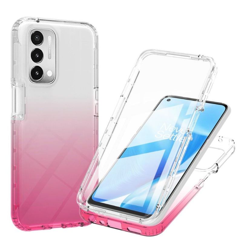 Mobilskal För Oppo A74 5G / A54 5G Gradient Med Härdat Glas