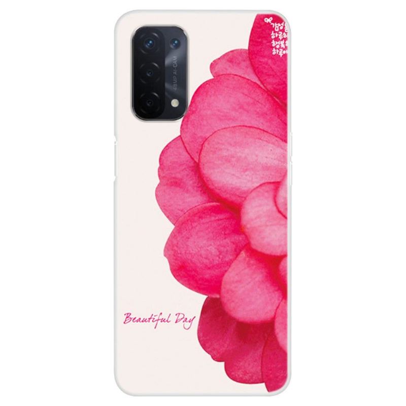 Skal För Oppo A74 5G / A54 5G Fallskydd Vacker Dagsblomma