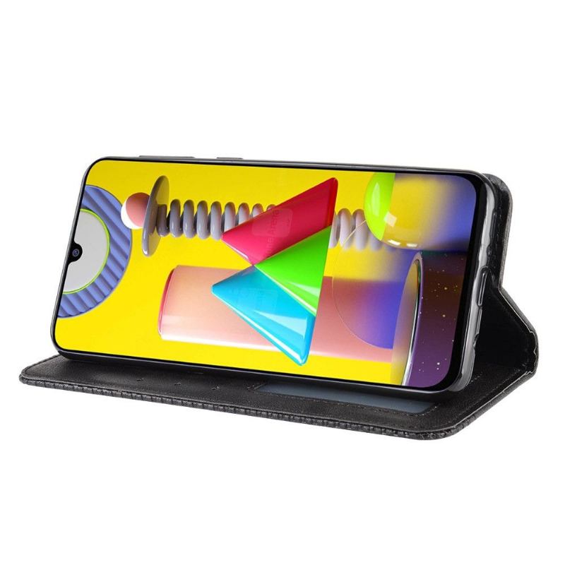 Fodral För Samsung Galaxy M31 Bedrijf Cirénius Style Läder