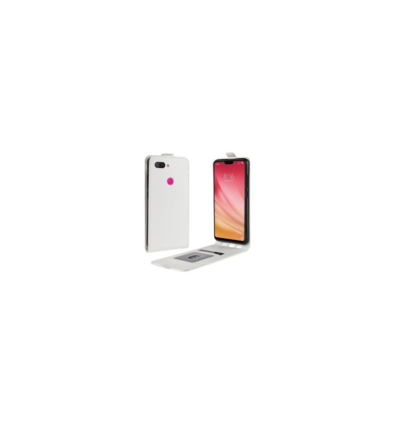 Fodral För Xiaomi Mi 8 Lite Bedrijf Folio-fodral Vertikalt Konstläder