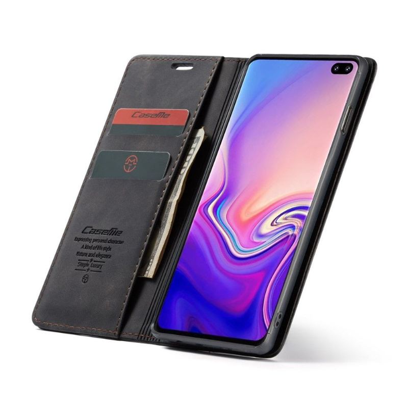 Fodral Case För Samsung Galaxy S10 Premium Konstläder