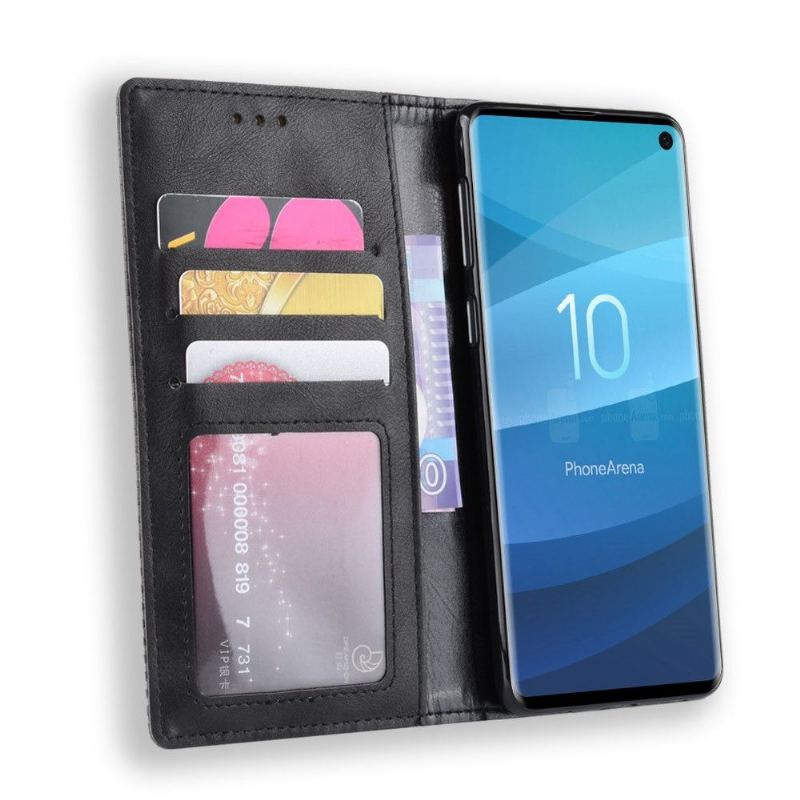 Fodral För Samsung Galaxy S10 Folio-fodral Cirénius-korthållaren