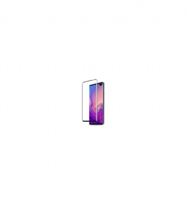 Läderfodral För Samsung Galaxy S10 Skyddsfodral Skärmskydd I Härdat Glas I Full Storlek - Svart