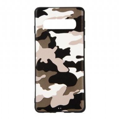 Skal För Samsung Galaxy S10 Militär Camo Gel