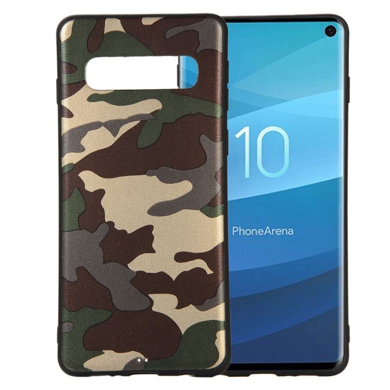 Skal För Samsung Galaxy S10 Militär Camo Gel