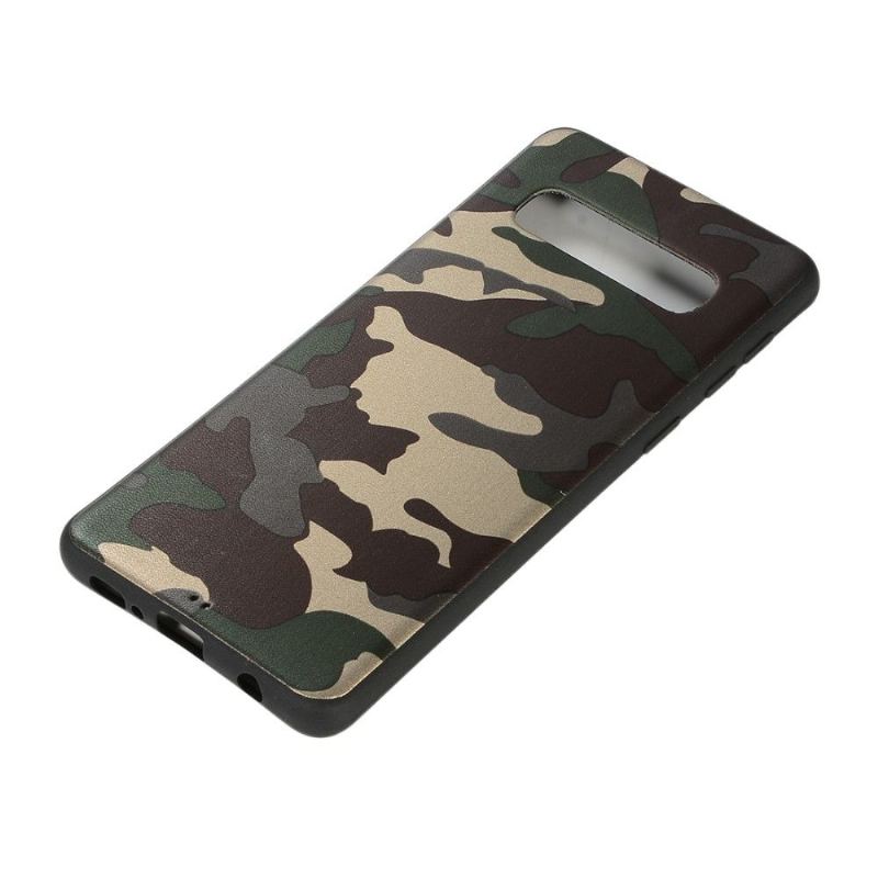 Skal För Samsung Galaxy S10 Militär Camo Gel