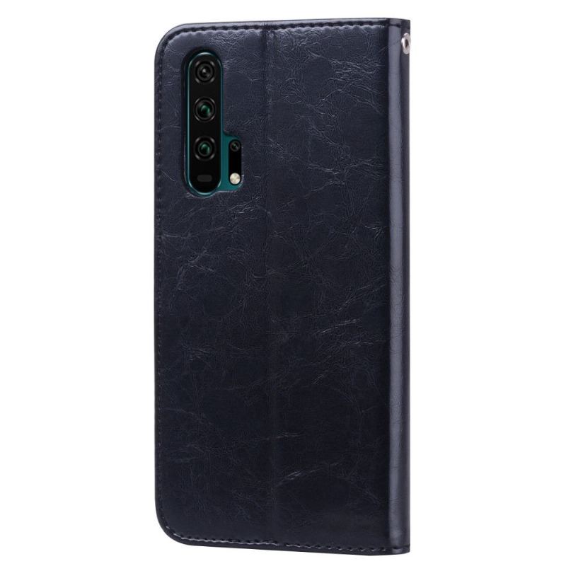 Fodral För Honor 20 Pro Deluxe Vintage Lädereffekt