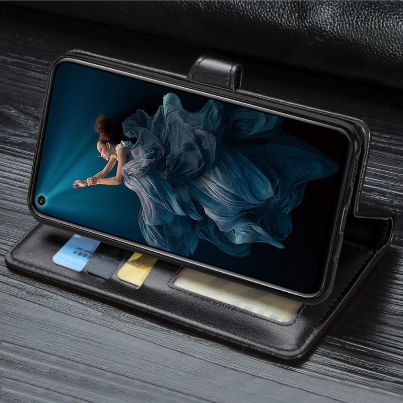 Folio-fodral För Honor 20 Pro Fallskydd Konstläder Med Stödfunktion