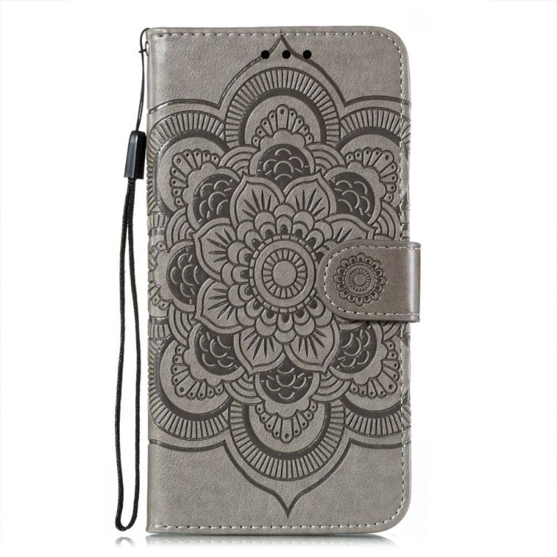 Fodral Case För Xiaomi Mi 11i / Poco F3 Fallskydd Folio-fodral Blommandala Med Rem