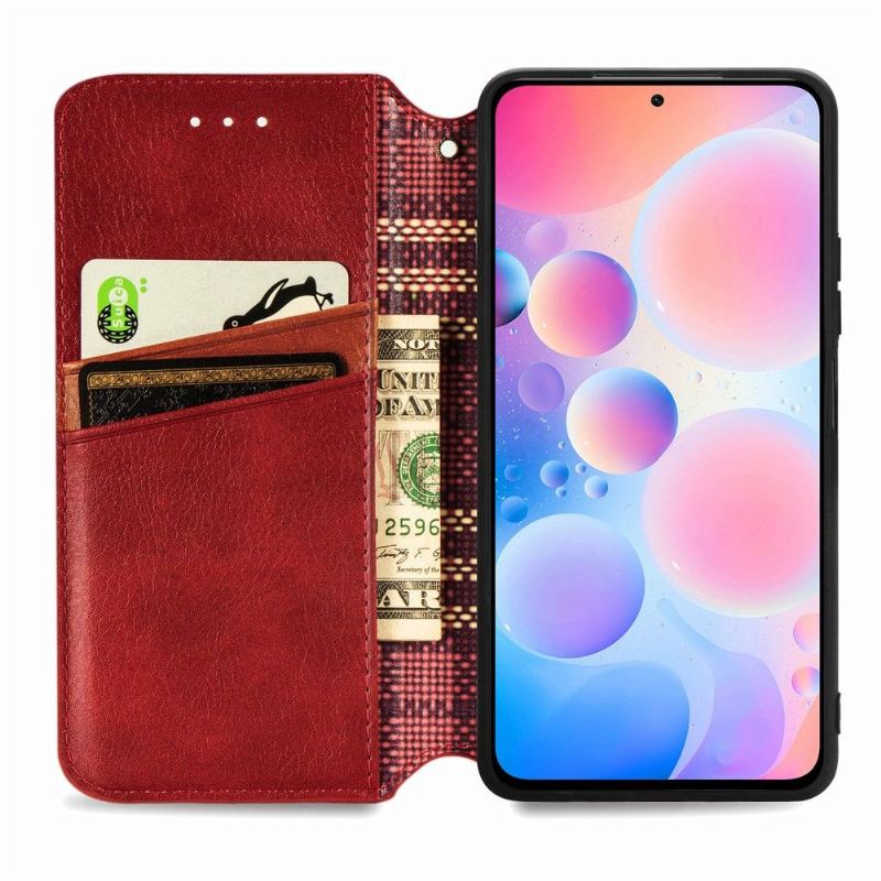 Folio-fodral För Xiaomi Mi 11i / Poco F3 Fallskydd Kub Design