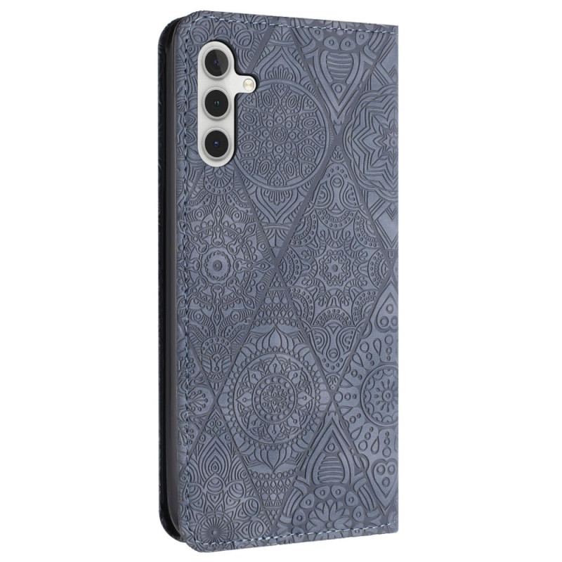 Folio-fodral Samsung Galaxy A15 5g Telefonfodral Patchwork Med Rem