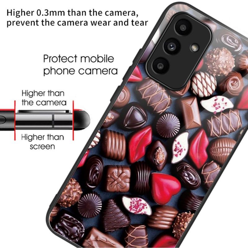 Skal Samsung Galaxy A15 5g Chokladhärdat Glas