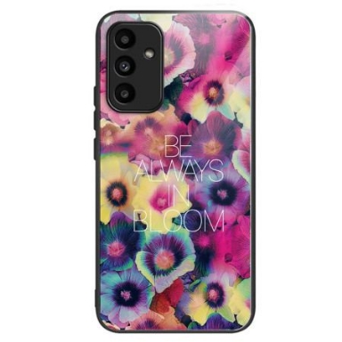 Skal Samsung Galaxy A15 5g Färgglada Blommor I Härdat Glas