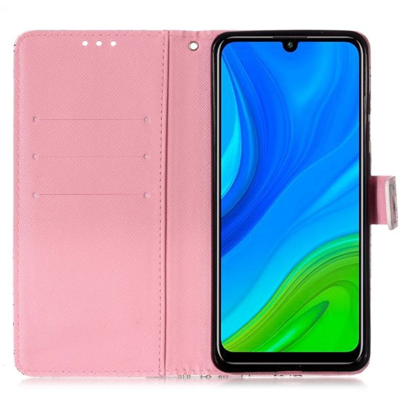 Fodral För Huawei P Smart 2020 Rosa Blomma