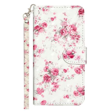 Fodral Xiaomi 14t Rosa Blommor Med Rem