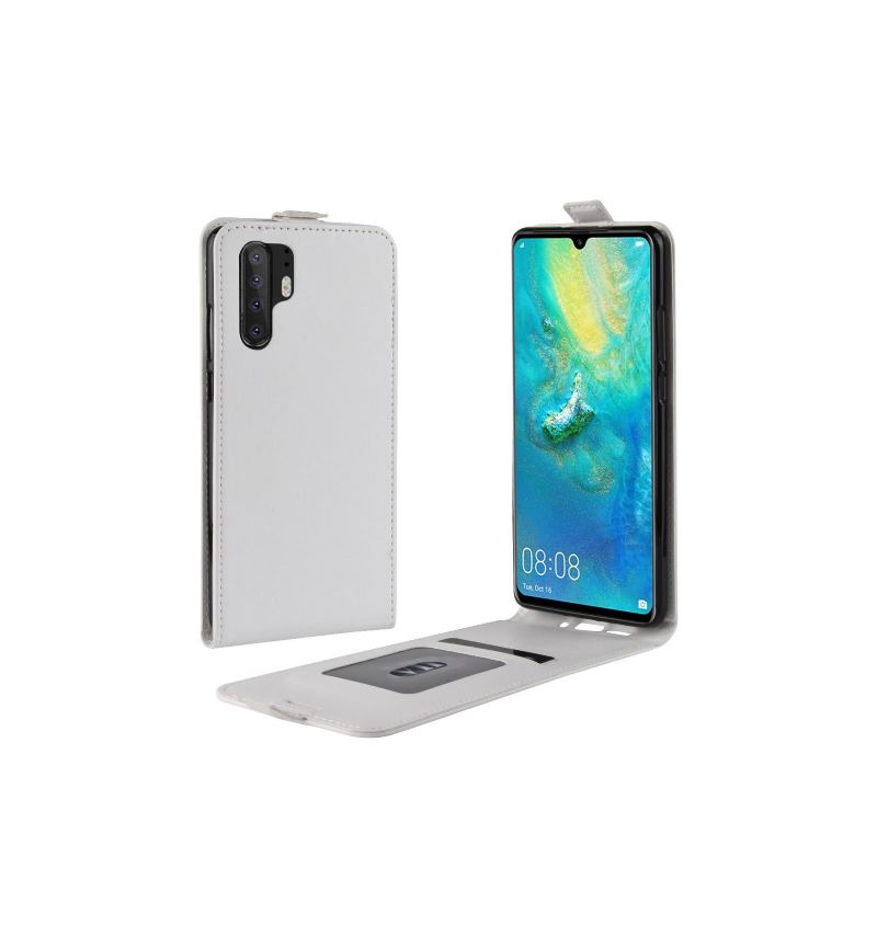 Fodral För Huawei P30 Pro Folio-fodral Vertikal Konstläder