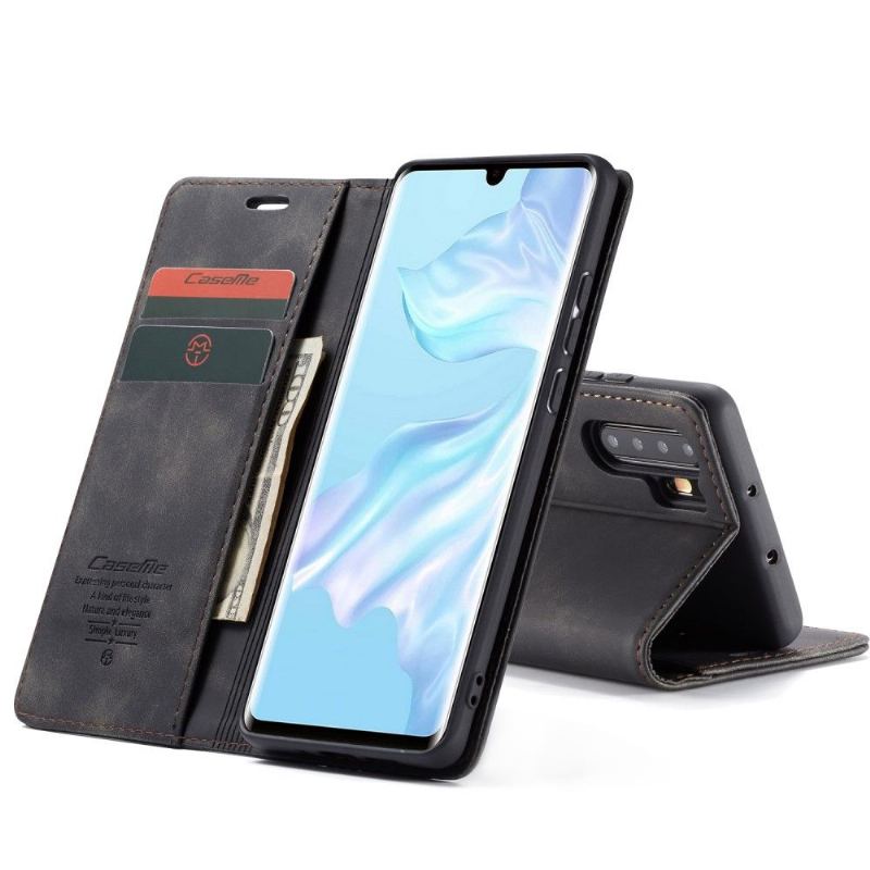 Fodral För Huawei P30 Pro Premium Läderimitation