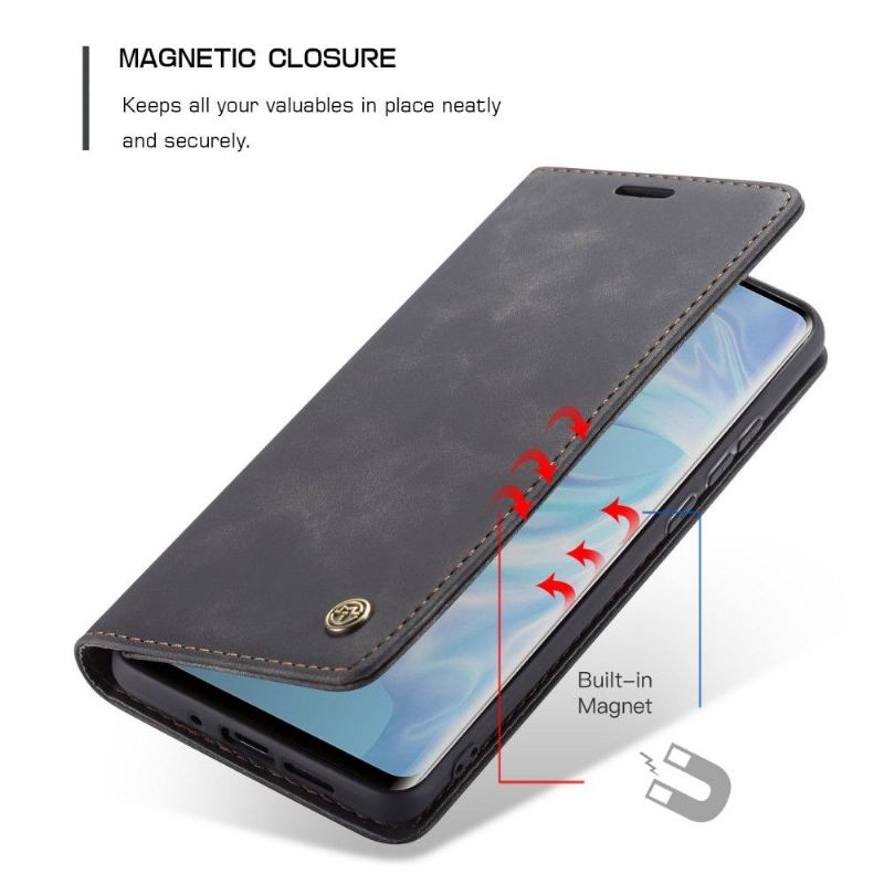 Fodral För Huawei P30 Pro Premium Läderimitation