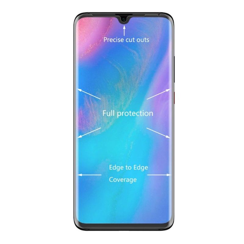 Huawei P30 Pro - Skärmskydd Av Härdat Glas I Full Storlek - Transparent