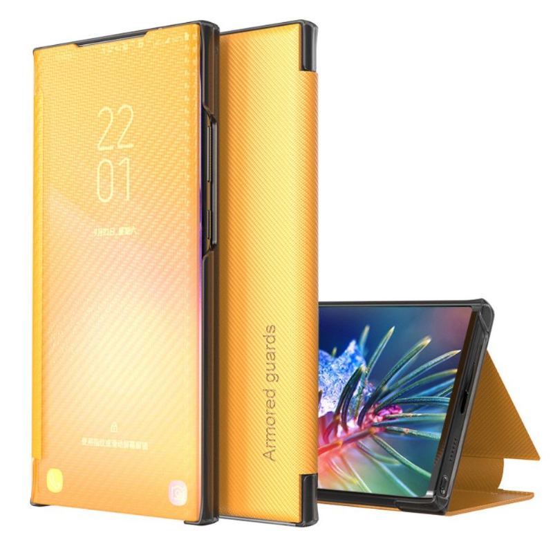 Läderfodral För Huawei P30 Pro Folio-fodral Kolfiber