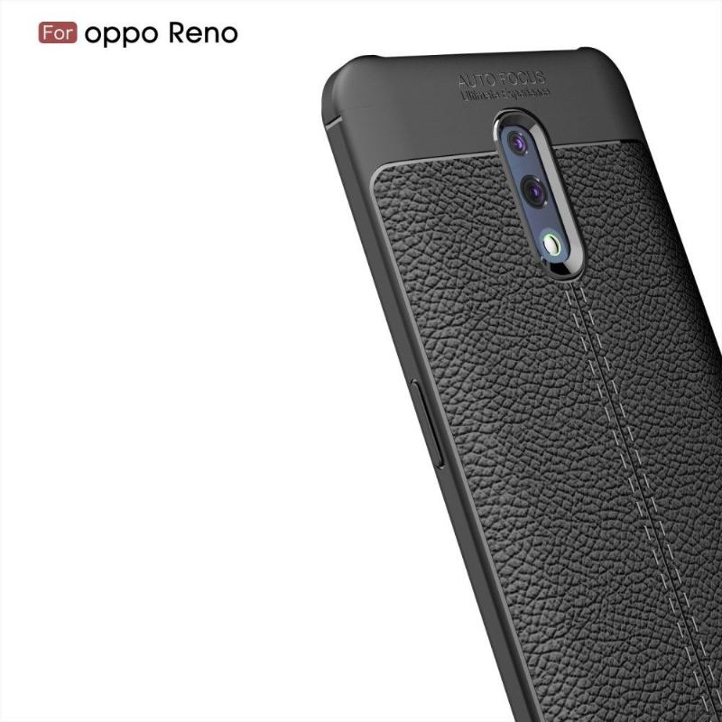 Skal För Oppo Reno Finishing Gel I Konstläder