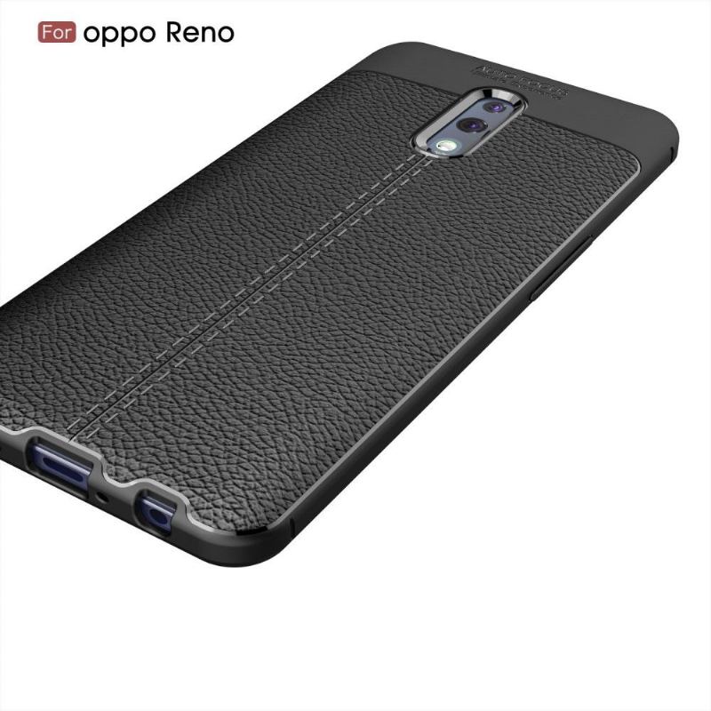 Skal För Oppo Reno Finishing Gel I Konstläder