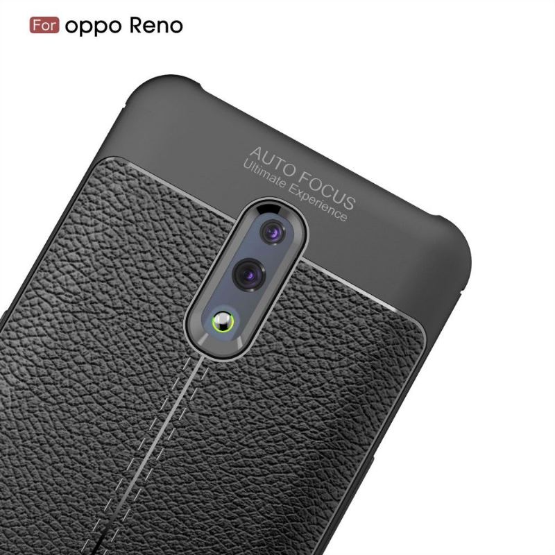 Skal För Oppo Reno Finishing Gel I Konstläder