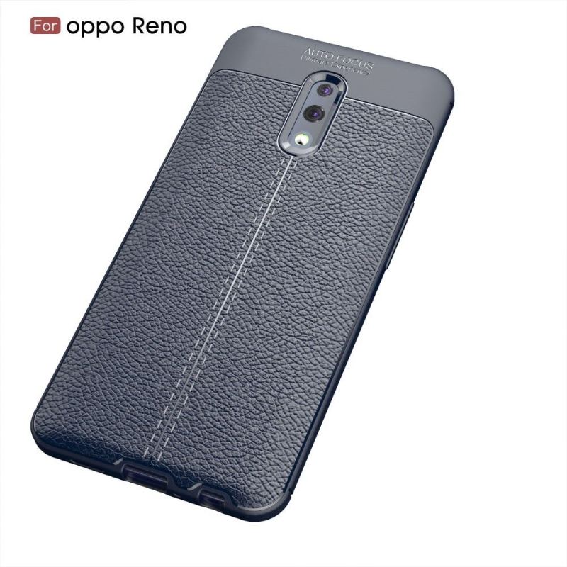 Skal För Oppo Reno Finishing Gel I Konstläder