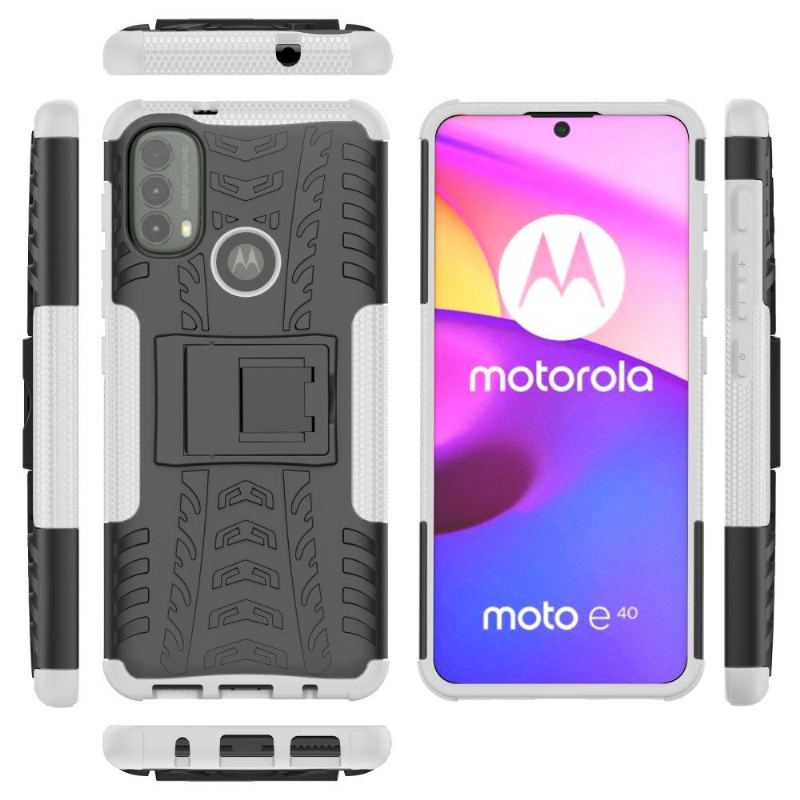 Skal För Motorola Moto E20 / E30 / E40 Bedrijf Halkfritt Med Stöd