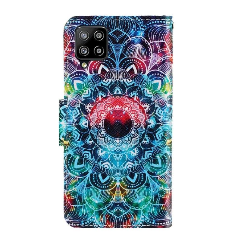 Fodral För Samsung Galaxy A22 4G Färgglad Mandala