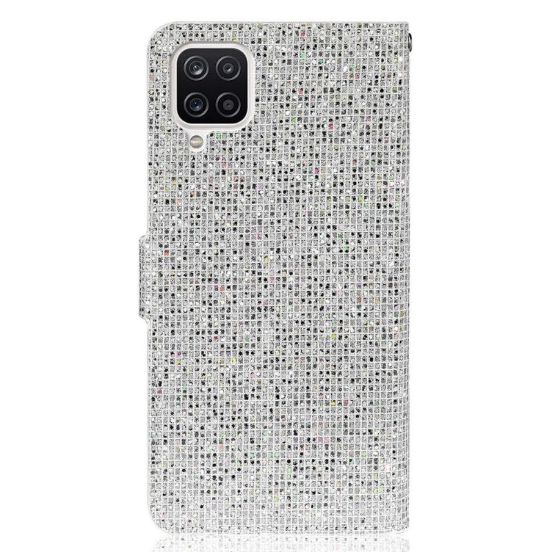 Fodral För Samsung Galaxy A22 4G Glitterkorthållare