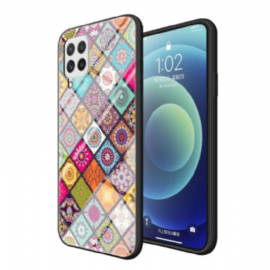 Skal För Samsung Galaxy A22 4G Mandala Kalejdoskop Med Stativ