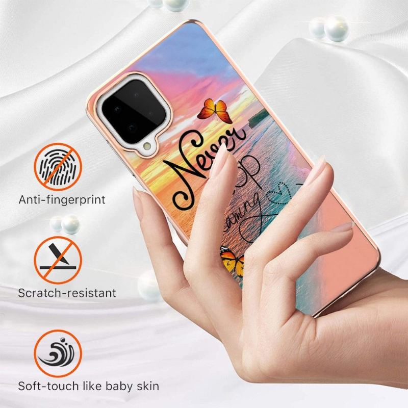 Skal För Samsung Galaxy A22 4G Sluta Aldrig Drömma