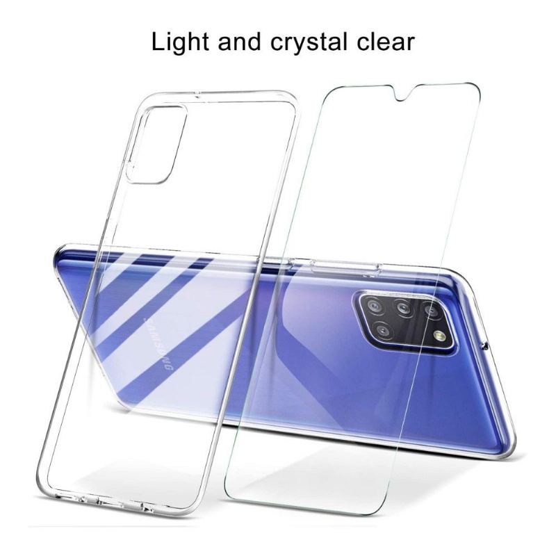 Följe + Skyddsfilm Av Härdat Glas För Samsung Galaxy A31